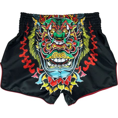 Short de boxe thaï Kabuki Fairtex BS1912, noir, taille XL (1/2)
