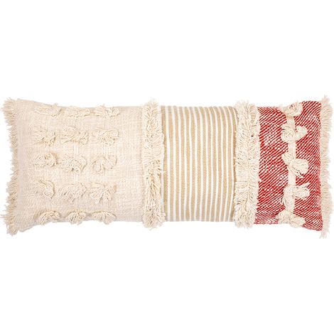 Boho Bali Style Cushion - Cover and Filling Included - Dorothy Multicolour (1/4)