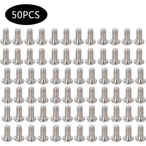 50 vis à tête cylindrique semi-circulaire en acier inoxydable, à six pans creux, M8 x 16 mm (1/5)