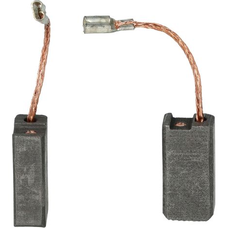 vhbw 2x Kohlebürste 20 x 10 x 6,1 mm kompatibel mit DUSS DUAX P60, PK 75, PK 35, PK 45, P90 Elektrowerkzeug, Bohrhammer