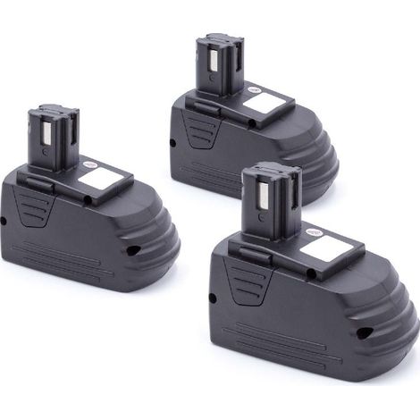 vhbw 3x Akku kompatibel mit Hilti SFL 12/15 Flashlight, SID 121-A, SF121-A Werkzeug (2100 mAh, NiMH, 12 V) - Ersatz für SFB121, SFB126, SFB126A