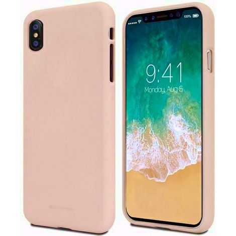 Custodia per Sony XZ1 Mercury, colore rosa sabbia tenue (1/4)