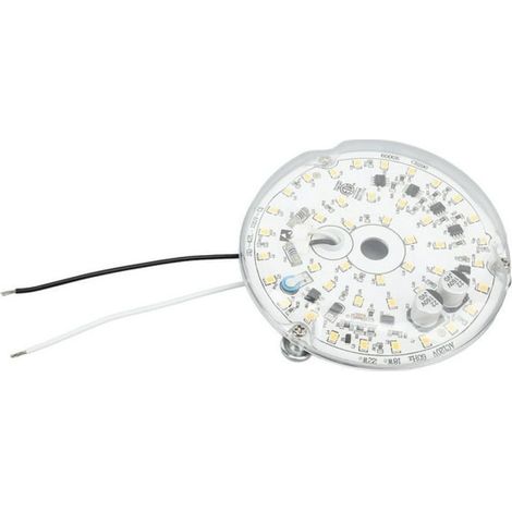 Kit de remplacement d'ampoule LED pour ventilateur de plafond, 18 W, AC120 V, 2000 lm, à intensité variable lumière douce et confortable, convient pour la chambre, la cuisine, le salon et le couloir.