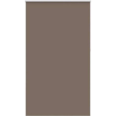 Store enrouleur occultant, couleur café, dimensions du tissu : 135 x 230 cm (largeur) (1/5)