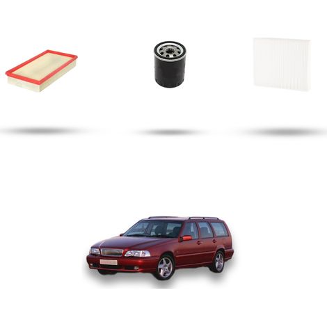 Kit tagliando 3 filtri compatibile con Volvo V70 2.0 105Kw dal 97 al 2003 (1/5)
