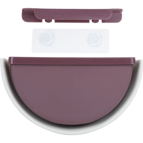 Poubelle pliante suspendue Cuisine Salle de bain plastique design U-slot café bleu beige durable compacte pratique (1/5)