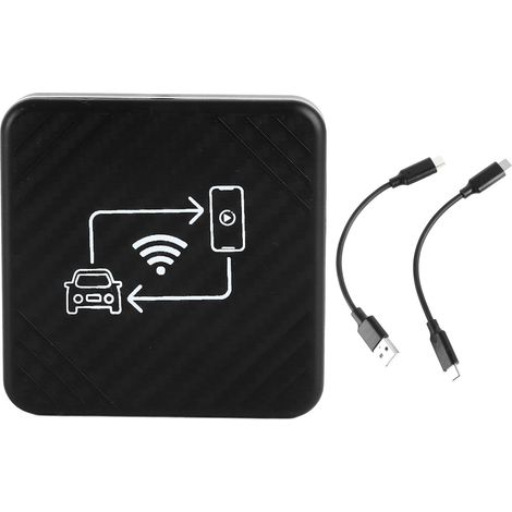 Pour Carplay Box filaire vers sans fil Plug and Play Bluetooth 5.0 Wifi Android adaptateur automatique IOS9 ci-dessus (1/5)
