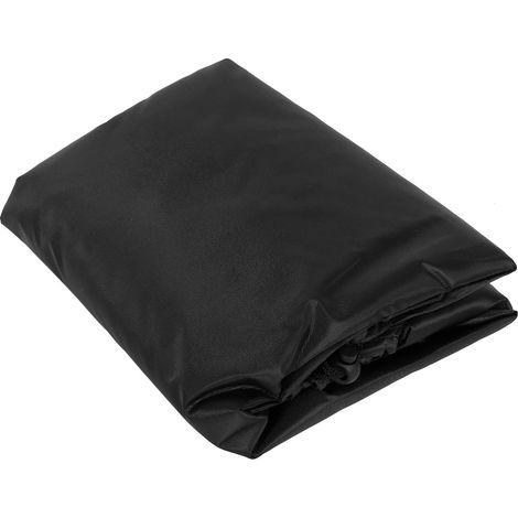 Bicaquu Staubdichte, leicht zu öffnende runde Schutzhülle für Whirlpools und Spas (Schwarz) (1/5)