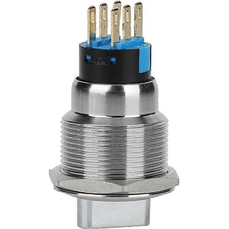 19 mm Drehknopf-Umschalter aus Edelstahl, Schutzart IP67, Wahlschalter (6-polig und 3-stufig)
