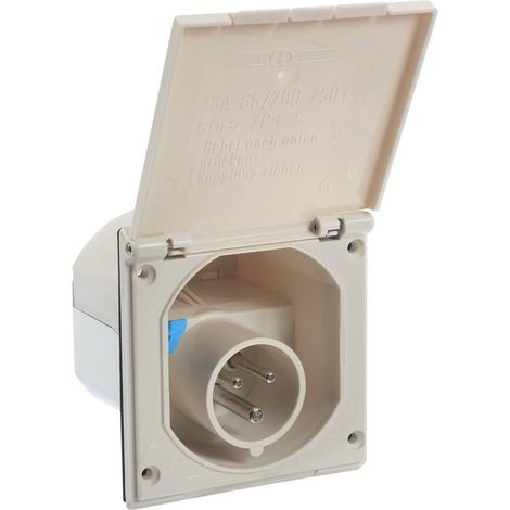 Extensión eléctrica asschwabe 3500 W blanca IP44