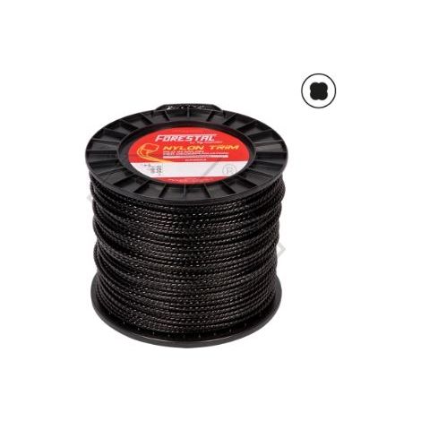 Bobina 2 Kg filo per decespugliatore FORESTAL sezione elicoidale Ø 3.3 mm