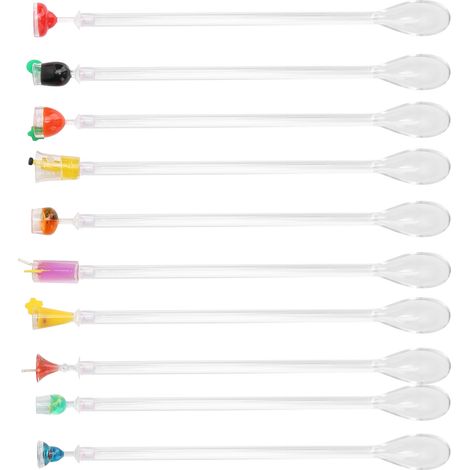 10er-Set niedlicher Cocktail-Rührlöffel, Barzubehör, Küchenaccessoires (1/5)