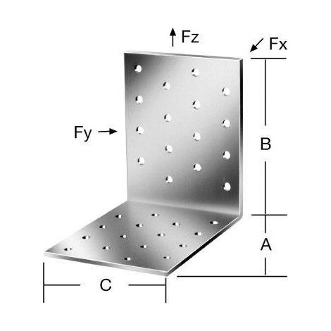 Cuadrados 60x60x40 zinc (por 100)