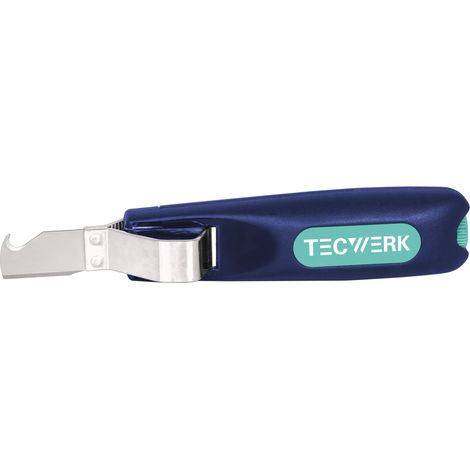 Cuchillo pelacables Longitud total 247mm TECWERK (1/2)