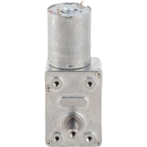 Moteur de réduction de Torsion élevée cc 12V, moteur à engrenage à vis sans fin 100 tr/min pour ouvre-porte et fenêtre, treuil Miniature