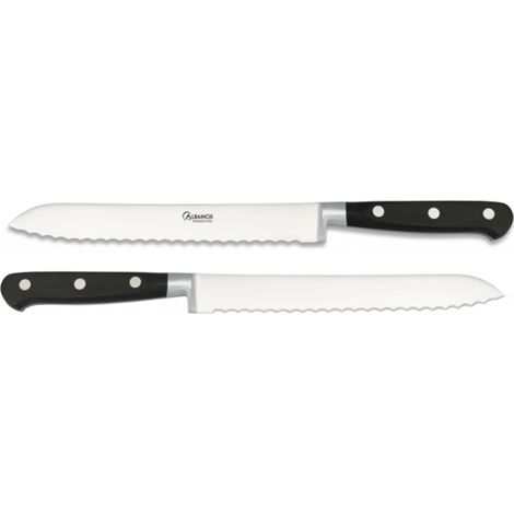 Brotmesser Martinez Albainox Französische Zwinge mit mango Polyoxymethylen, 19,5 cm Klinge aus rostfreiem Stahl 17429