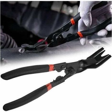 240Mm Porte Rivets Clips Pinces Antirouille Pince D'Extraction D'Agrafes Antidérapant Avec Ressort Pour Voiture Meubles Panneau De Porte Pince À Degrafer En Polypropylène + Acier Au Manganèse,de DEBUN (1/5)