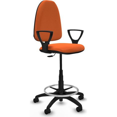 Silla de Oficina Piqueras y Crespo BFN01RN Naranja Alta