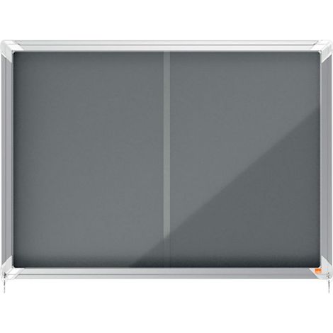 Nobo Premium Plus tablero de anuncios gris 67 x 92 cm (1/3)