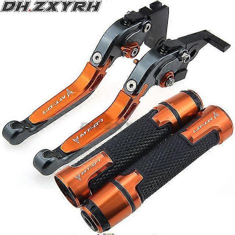 Poignées de frein et d'embrayage pliables et extensibles pour motos Yamaha MT-07, FZ-07 (2014-2020) - E (1/5)