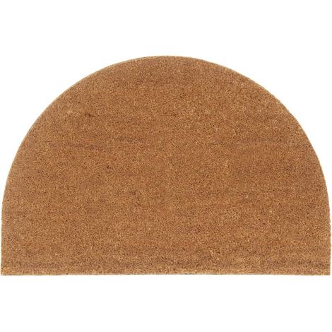 Fußmatte Natur Halbrund 60x90 cm Kokosfaser Getuftet