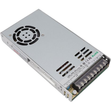 Alimentation à découpage 24 V, transformateur d'alimentation universel à régulation par interrupteur pour éclairage LED 100-120 V / 200-240 V LRS 350 W 24 V 14,6 A (1/5)