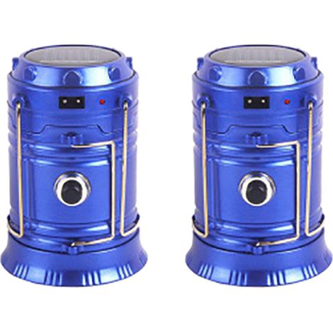 Lampes de campingLumière d'urgence ouraganLampe de tente de camping portable, bleue.139 cmVersion améliorée