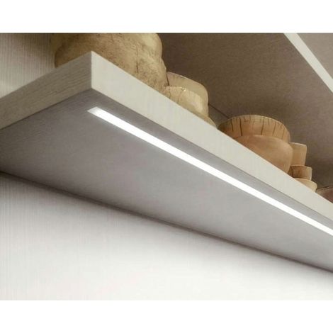 Réglette led 24v micro géo - Puissance : 8,1 W - Fixation : A encastrer - Couleur de la lumière : Blanc neutre - Indice de protection : IP 20 - Décor : Argent  - VOKIL