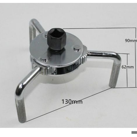 Clé Filtre À Huile - 3 Griffes Auto-réglable - 79 À 130 Mm - Pour Voiture - 1 Pièce (1/3)