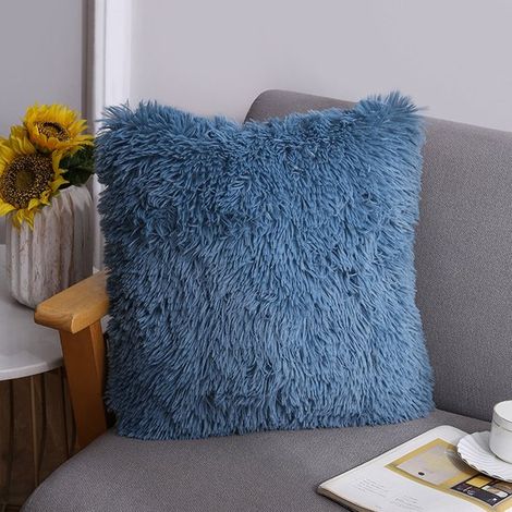 2 pezzi，Fodera per cuscino，Fodera per cuscino，Fodere per cuscini，4040 cm，blu，senza imbottitura interna (1/4)