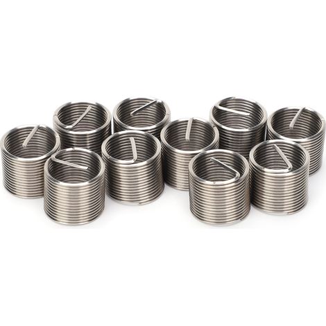 Lot de 10 écrous réducteurs filetés pour réparation de fils métalliques, filetage M18x1,5x1,5D (1/5)