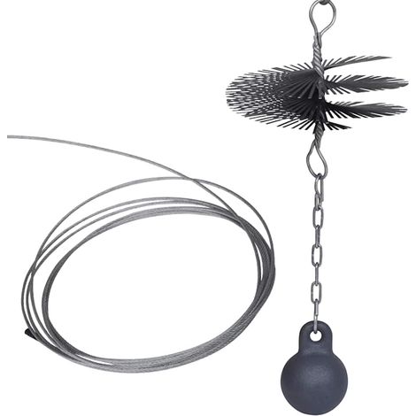 Brosse ronde pour cheminée Dia. 15 cm