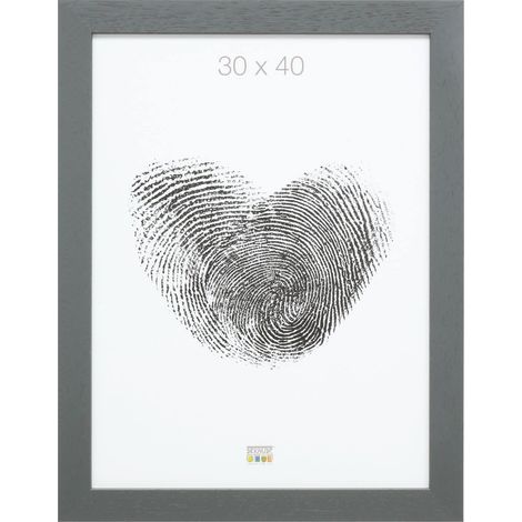 Cadre Photo Bois Gris Large 30 x 40 (1/5)