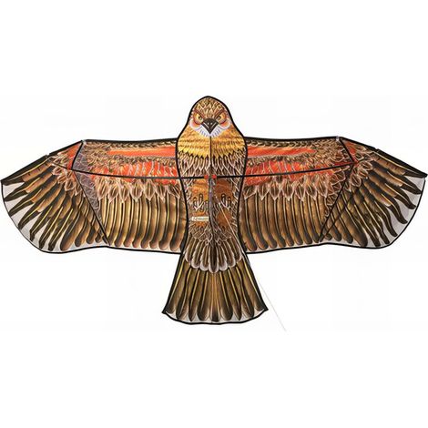Ribimex – Effaroucheur rapace volant sans mat – Envergure 1,75 m – Poids léger 150 g – Protection écologique contre les oiseaux nuisibles