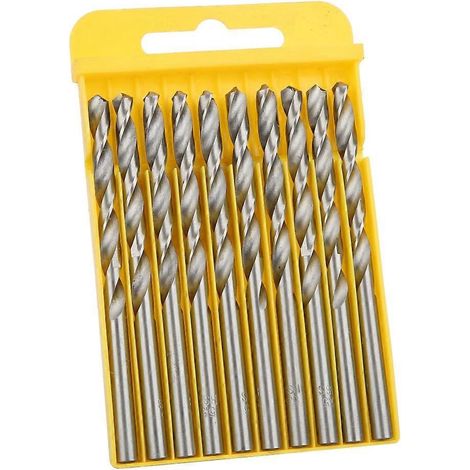 20 Stück Spiralbohrer aus hochfestem Stahl mit geradem Schaft, 3-Punkt-Bohrer für elektrische Bohrmaschinen, 5,5 mm