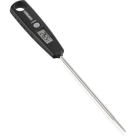 Leifheit Termometro Digitale da Cucina, con Sensore in Acciaio Inox, Grigio (1/2)