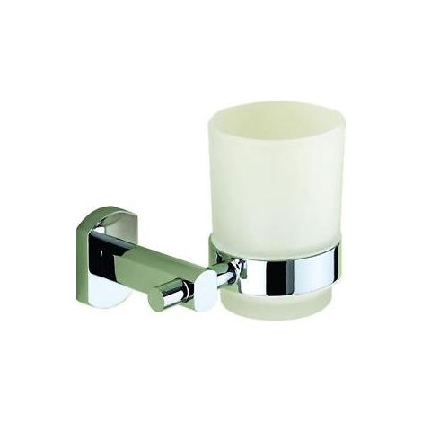 Portaspazzolini da muro in acciaio inox e Cromall EP10 Gedy serie EDERA PLUS Cromato (1/4)