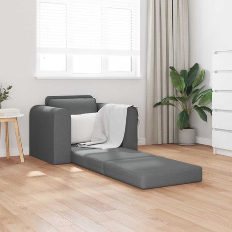 Schlafsofa Dunkelgrau 98 x 71 x 83 cm Stoff (1/5)
