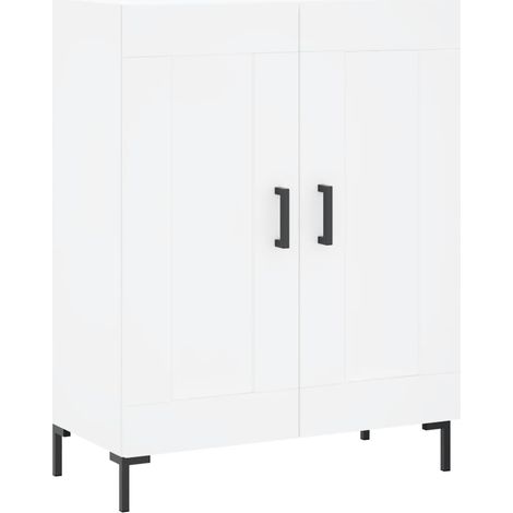 Credenza buffet cassettiera mobile contenitore organizer cucina soggiorno soggiorno 69,5 x 34 x 90 cm derivati del legno bianco 020030459