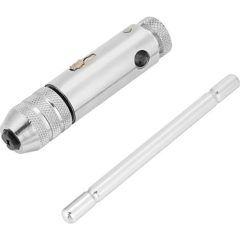 Clé à tarauder à cliquet réglable avec poignée en T M3 M8 / M5 M12 pour jeu de tarauds et filières (M3 M8)
