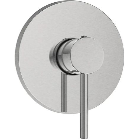 Miscelatore doccia incasso in acciaio inox color nichel spazzolato York (1/2)