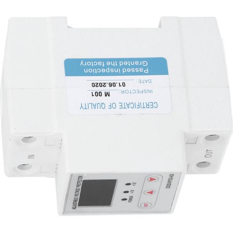 Disjoncteur réarmable automatique réglable 220V 63A protection contre les surtensions (1/5)