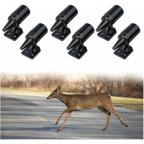 GDHZS-LaBlanc - 6 Pièces Sifflet Ultrasons Ultra Son Anti-Gibier, Sifflets de Cerf pour Voitures, Sifflets de Cerf Avertissement, pour Voitures, Véhicules (1/5)