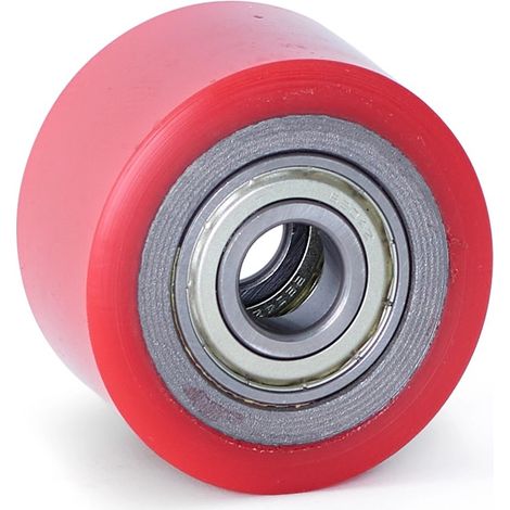 Rouleau de palette - MESO - PU - 80x50 - 400kg - Alésage 20mm
