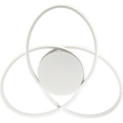 Applique plafoniera moderno redo group nexus 55w led lampada parete soffitto illuminazione indiretta, tonalità luce 3000°k (luce calda)