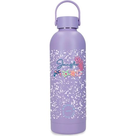 Botella de Acero Inoxidable Morado Enso Magical Jungle Mood 500ml 7x23 cms