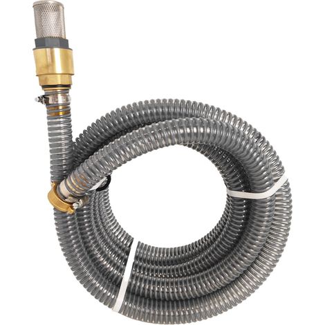 Garden – Kit d'aspiration 7m ø25 – Raccords laiton – Clapet anti-retour – Crépin inox pour pompes – Débit 3 m3/h