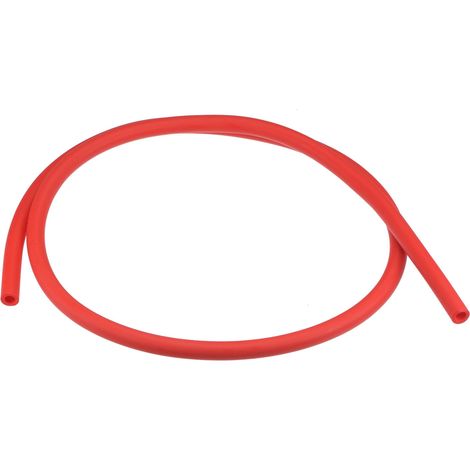 Latex Tubes 6mm ID 1m Élastique Caoutchouc Tuyau Rouge (1/5)