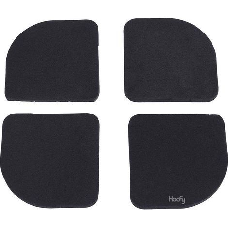 Tapis Anti-Vibrateurs en Caoutchouc Silencieux Pieds Tapis Machine À Laver Anti-Vibration Coussins De Chocs Mat Pieds Machine Anti-dérapant Tapis 4 pcs (1/5)