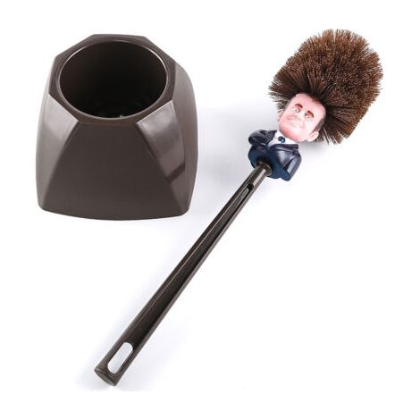 Brosse WC en Poils Souples pour Nettoyage en Profondeur de la Salle de Bain, Plastique, Pinsel, 36 8cm/14.17 3.14inch (1/5)